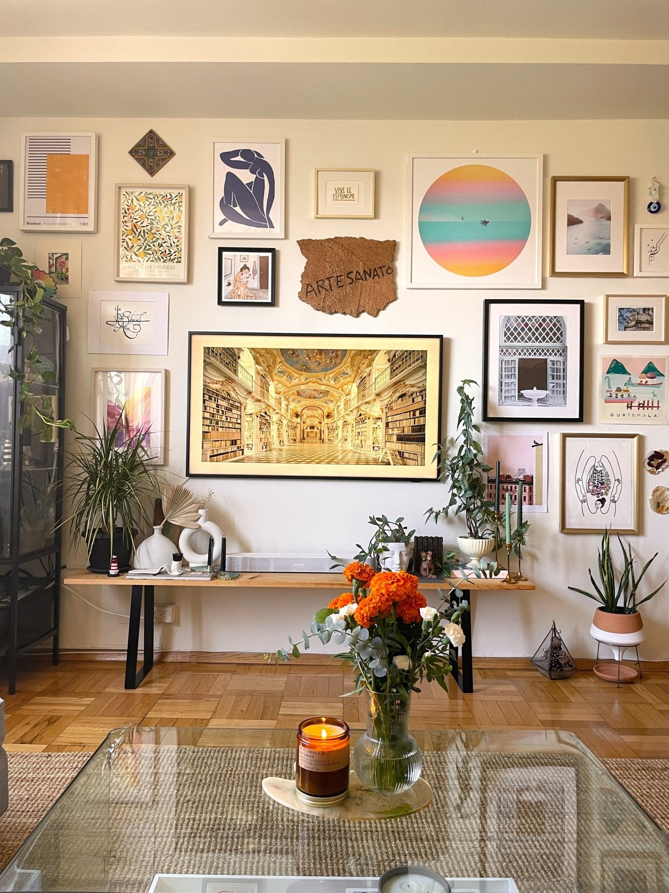 Explore Meher's Creative and Curated NYC Apartment - Marble Lotus