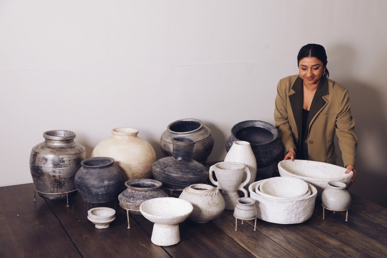 Vases, Jars & Bowls - Marble Lotus