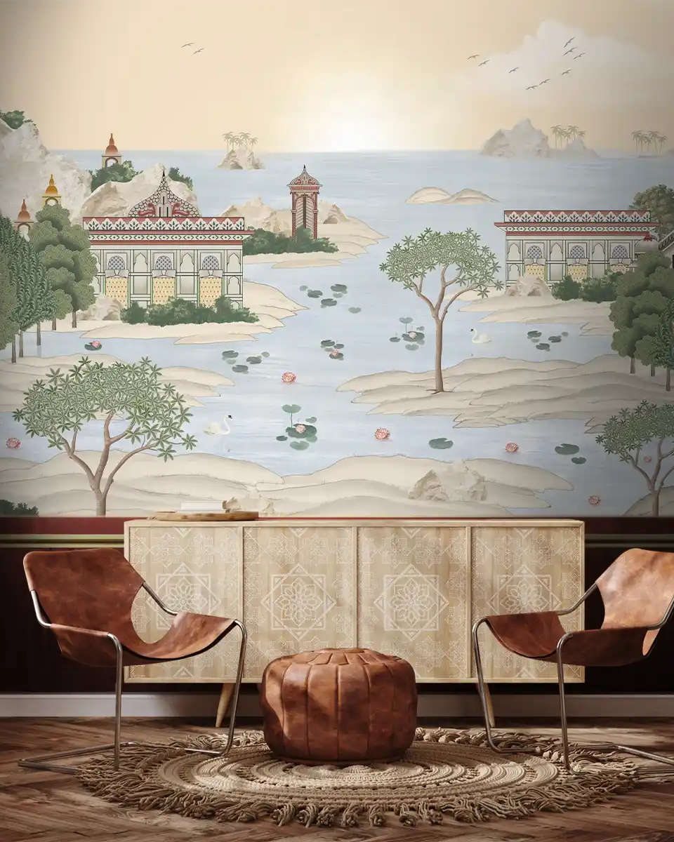 Dream Palace, A Fusion Theme Wallpaper for Homes