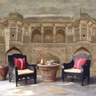 Amber Fort Textured Design Room Wallpaper, Customised