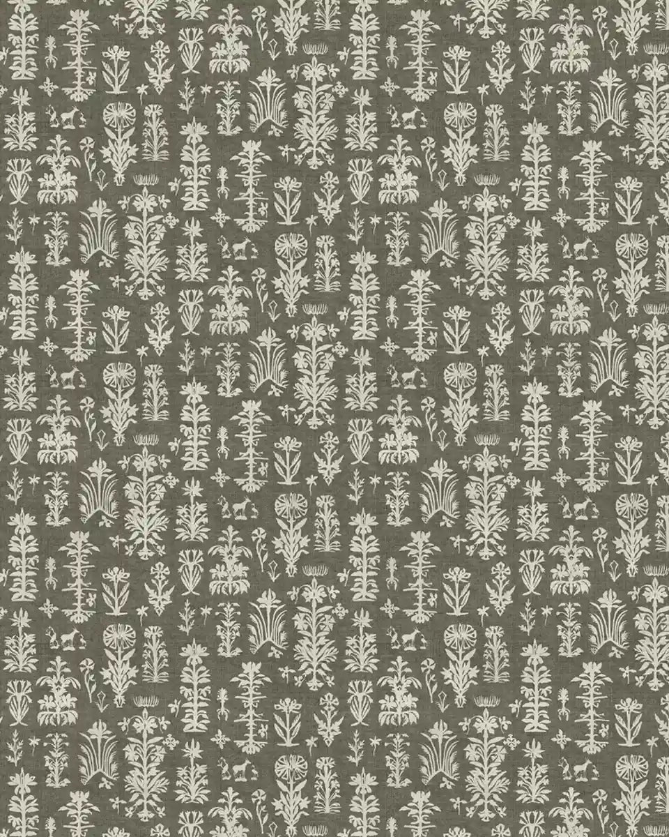 Serene Abstract Mood Dusky Green Color Room Wallcovering
