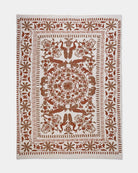 Suzani Throw | Red Tapestry Throw 60x90"