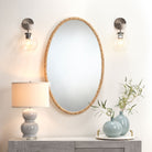 Braided Oval Mirror