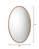 Braided Oval Mirror