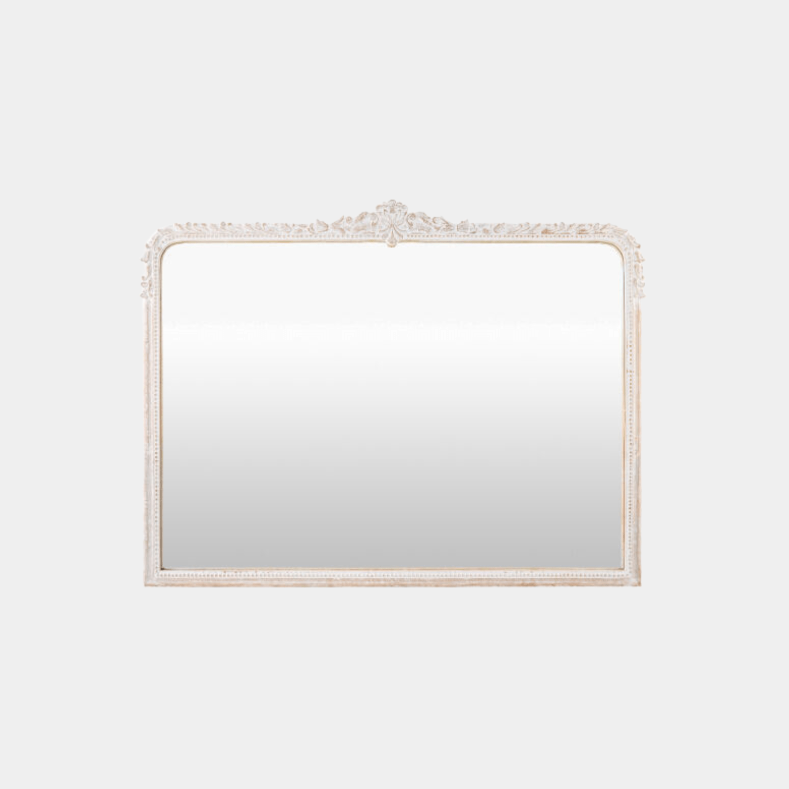 Aaliyah Mantel Mirror - Marble Lotus - Aaliyah Mantel Mirror (image1)