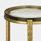 Acea Gold Drinks Table - Marble Lotus - Marble Lotus Acea Gold Drinks Table