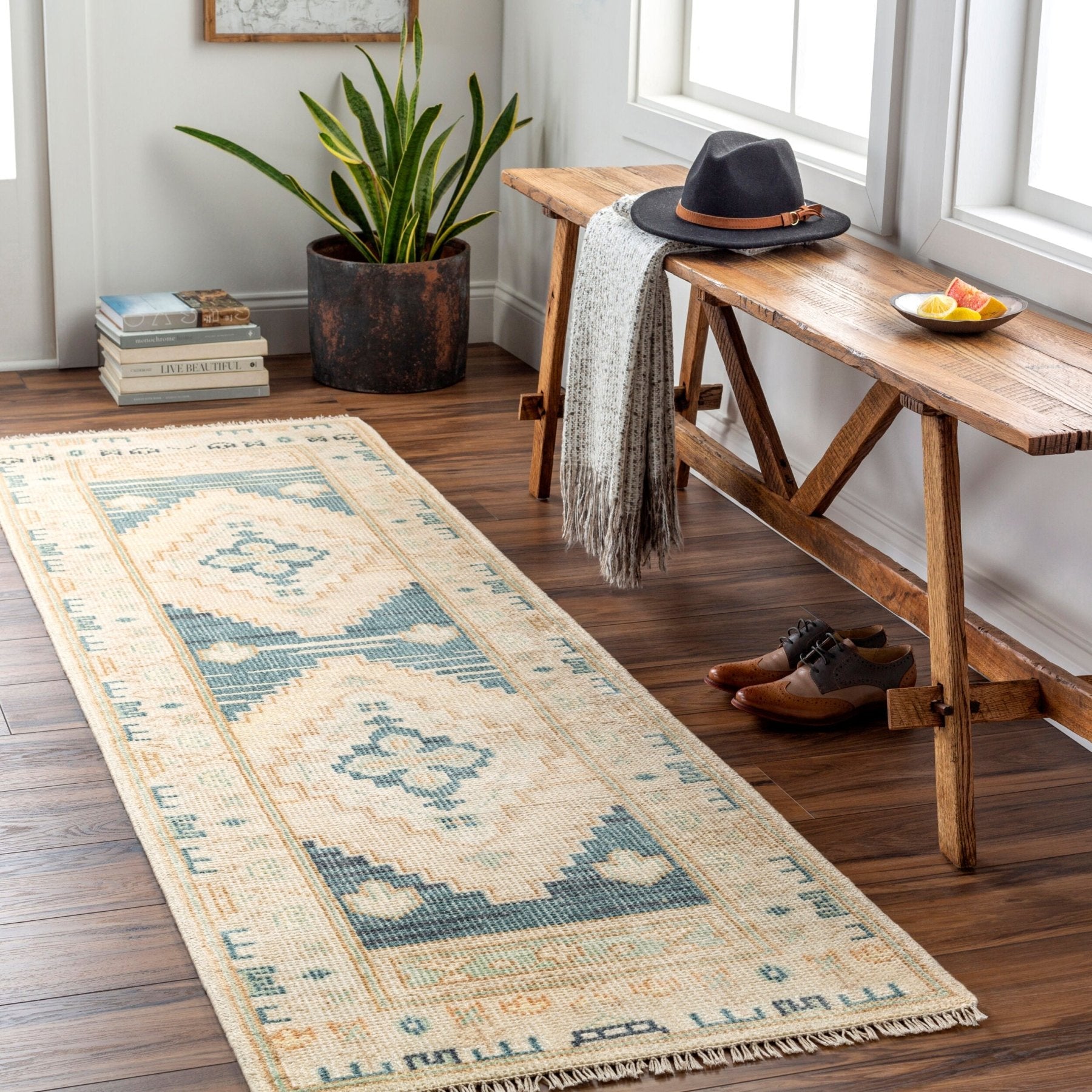 Anadolu Handmade Rug - Marble Lotus - Anadolu Handmade Rug