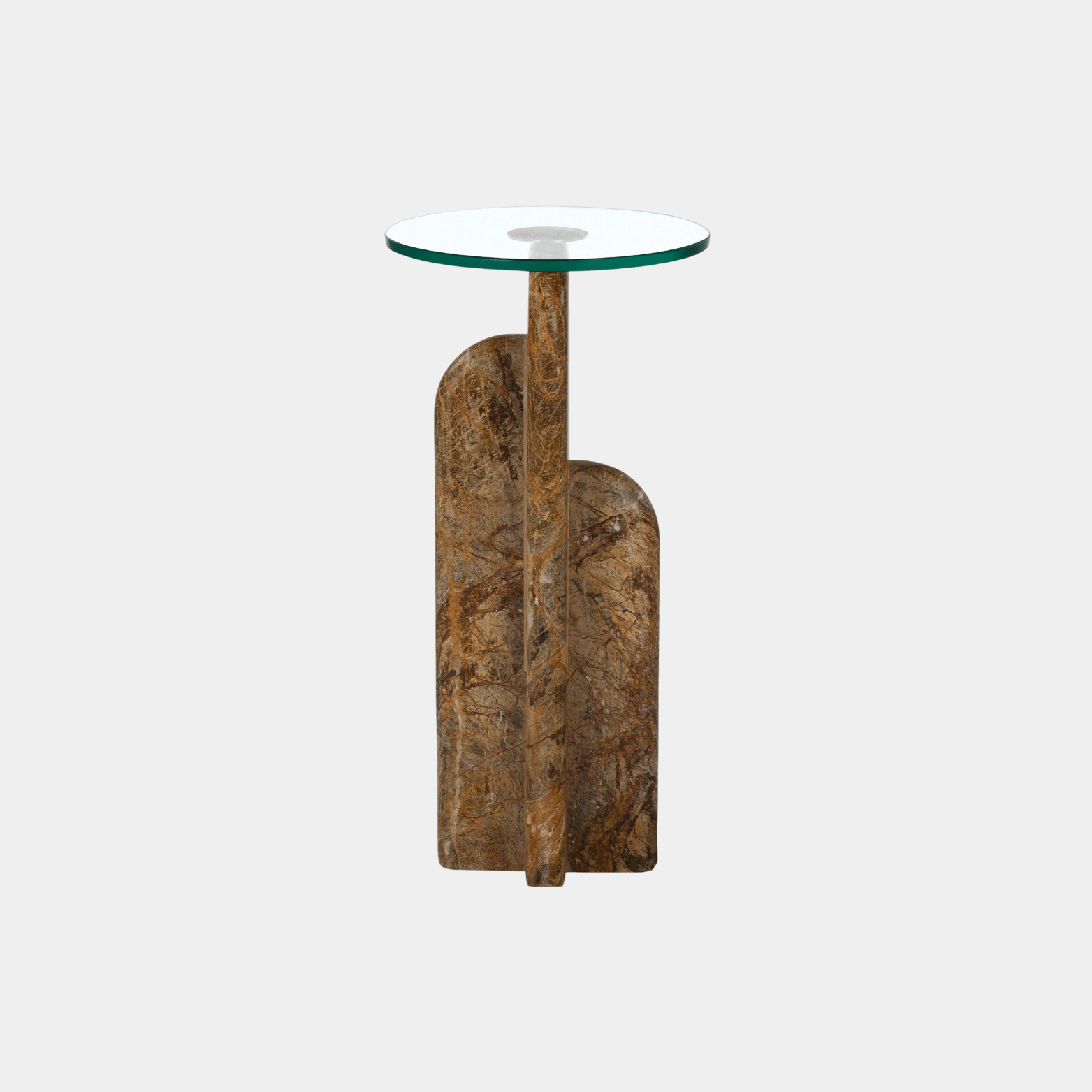 Archway Drink Table - Brown - Marble Lotus - ive your living space a makeover with the Archway Brown Drink Table