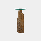 Archway Drink Table - Brown - Marble Lotus - Get Brown Archway Drink Table