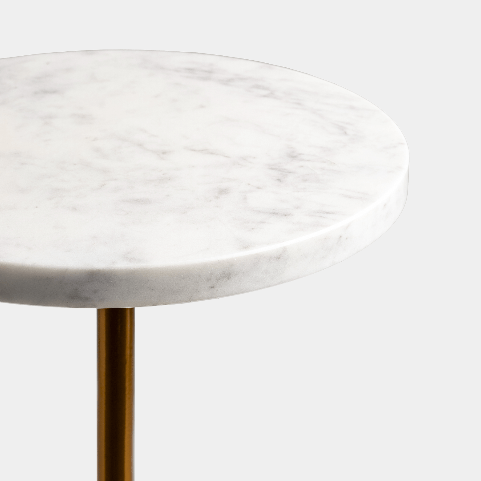 Bendigo Metallic Brass Marble Table - Marble Lotus - Bendigo Metallic Brass Marble Table | Marble Top Side Table | Brass Body End Table