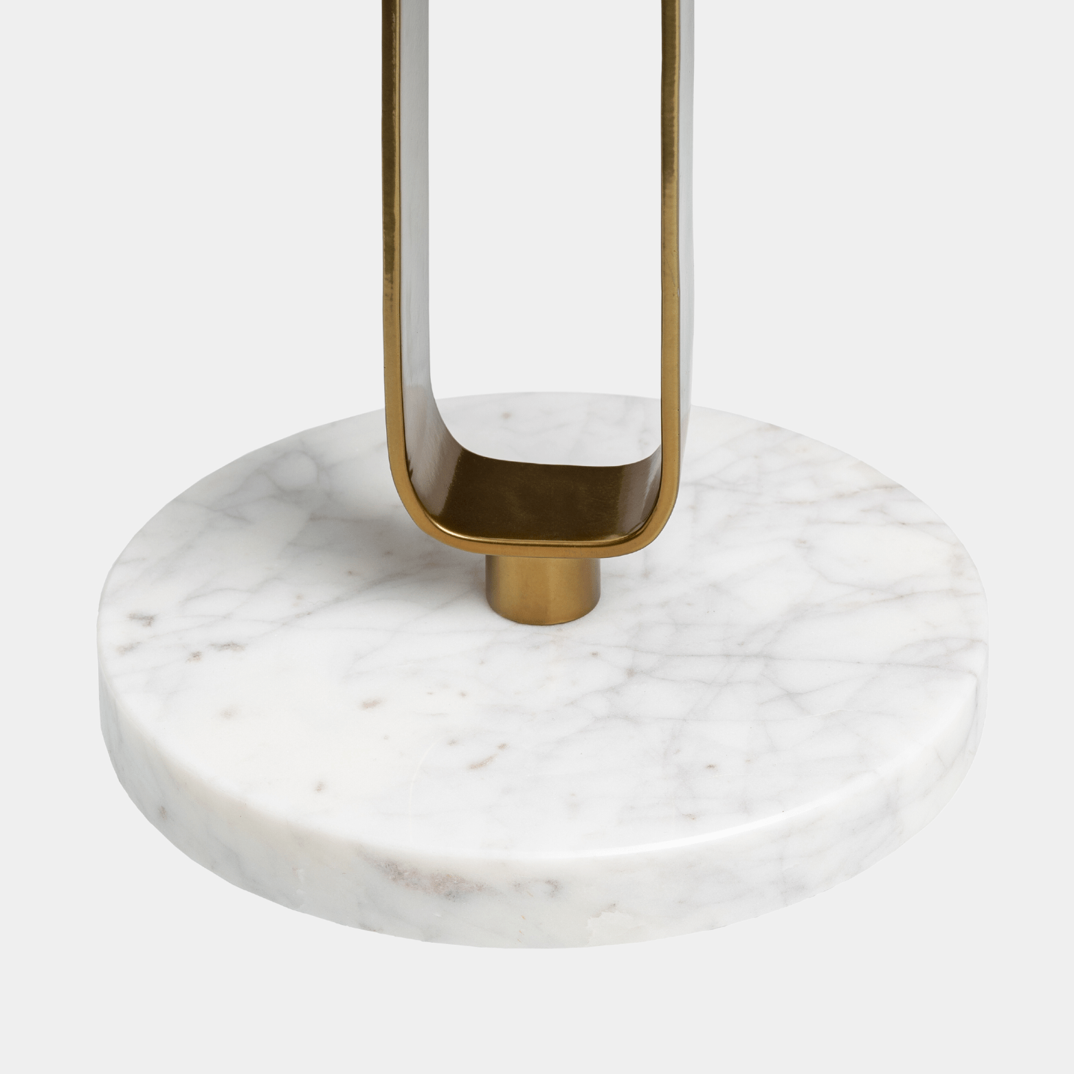 Bendigo Metallic Brass Marble Table - Marble Lotus - Bendigo Metallic Brass Marble Table | Marble Top Side Table | Brass Body End Table