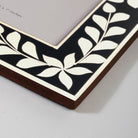 Black Wooden Inlay Frame - Marble Lotus - Buy Handcrafted Black Wooden Inlay Frame | Marble Lotus