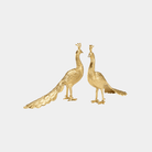 Brass Peacocks (Set of 2) - Marble Lotus - Brass Peacocks (Set of 2)