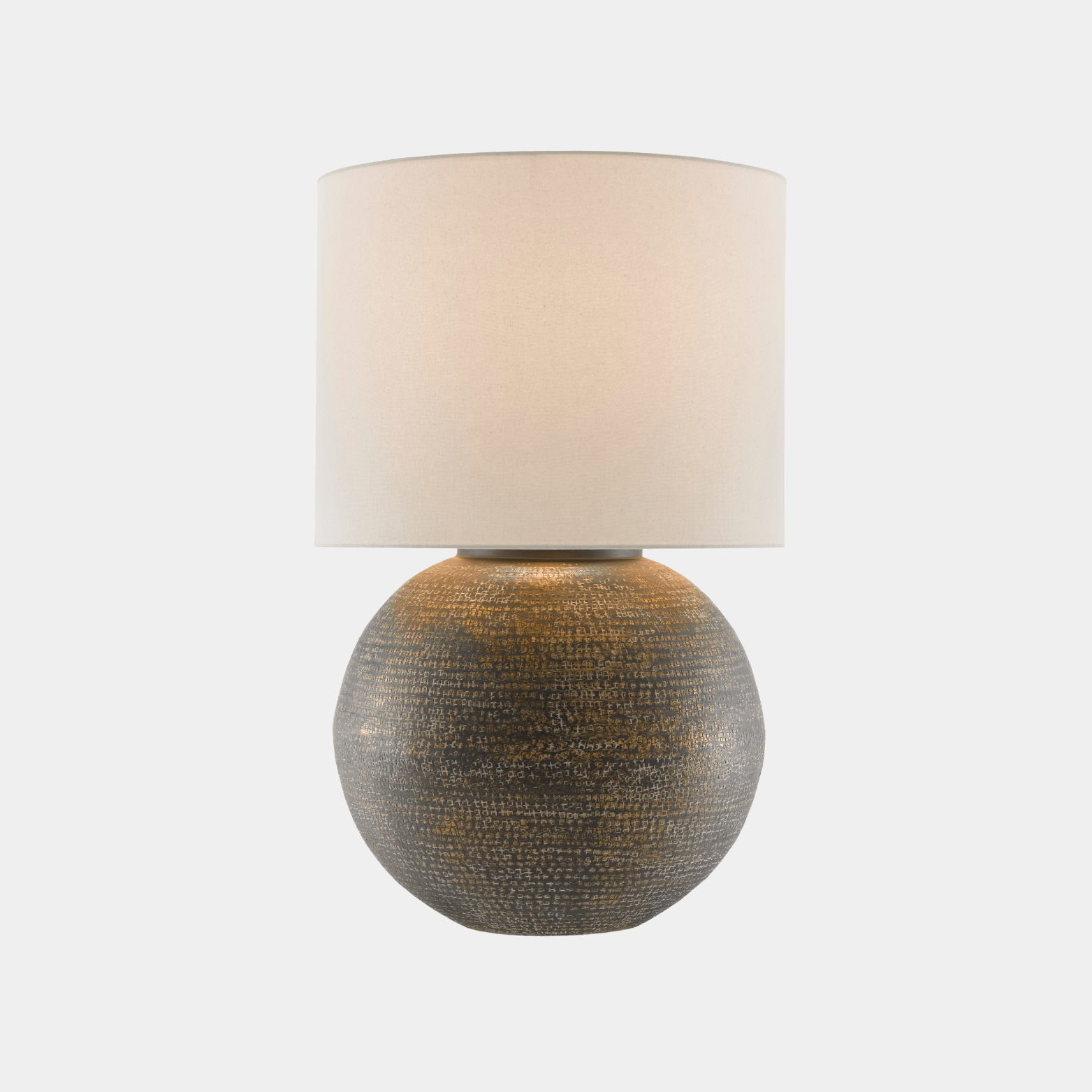 Brigands Gray Table Lamp - Marble Lotus - Brigands Gray Table Lamp