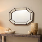 Colony Camel Bone Mirror - Marble Lotus - Colony Camel Bone Mirror