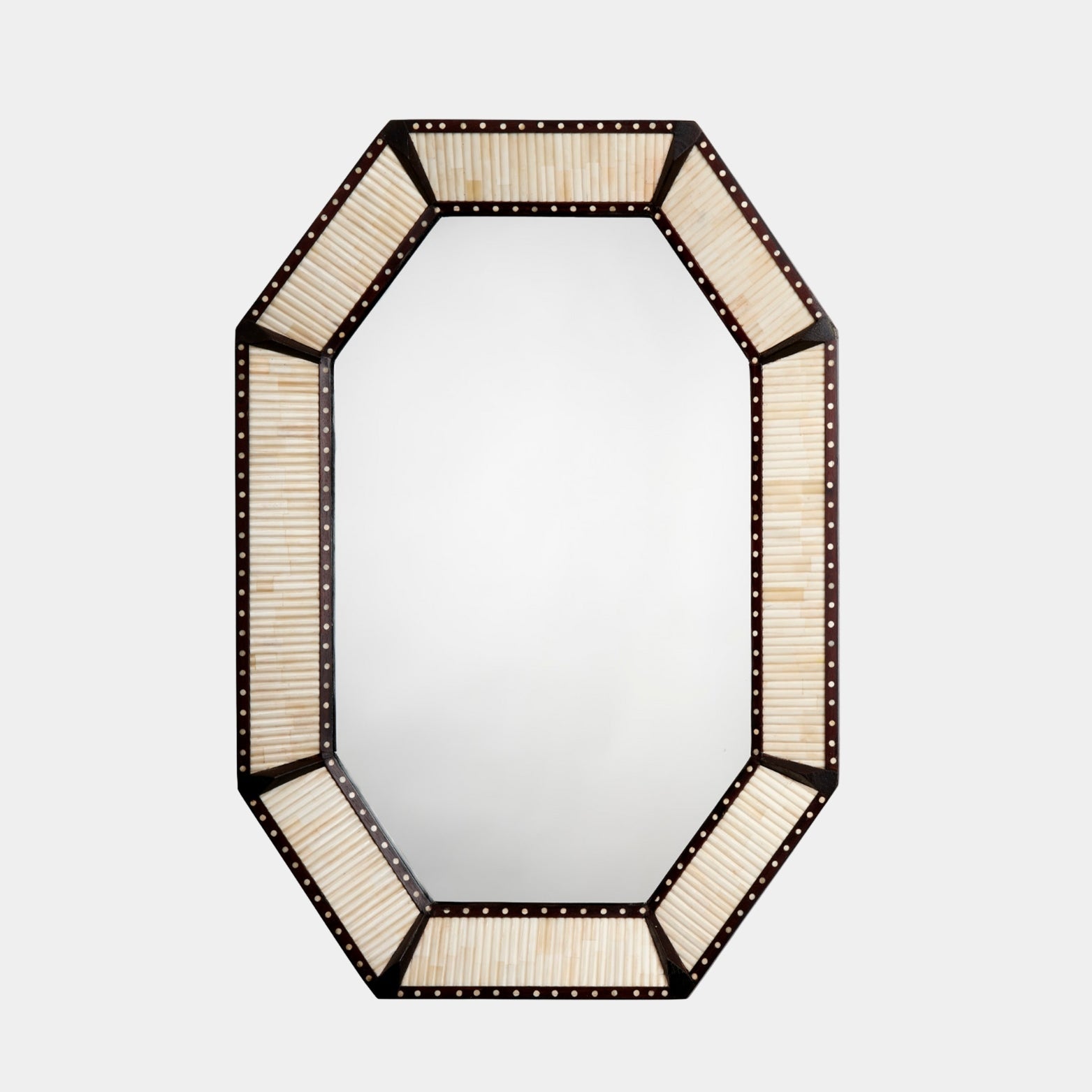 Colony Camel Bone Mirror - Marble Lotus - Colony Camel Bone Mirror