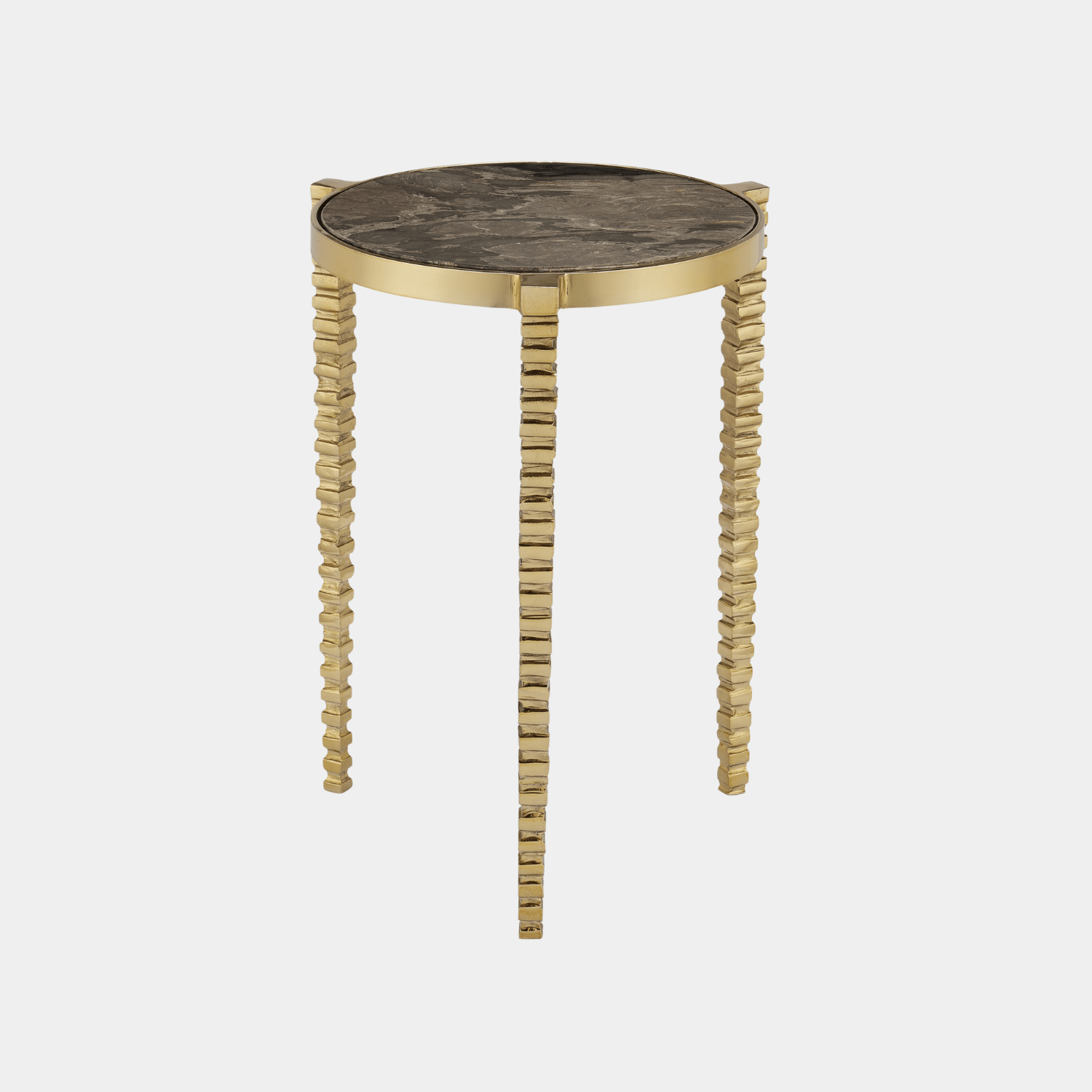 Corrado Cappuccino Marble Accent Table - Marble Lotus - Corrado Cappuccino Marble Table