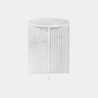 Cortina Side Table - Marble Lotus - Cortina Side Table | Round Marble Side Table | Marble Top Side Tables