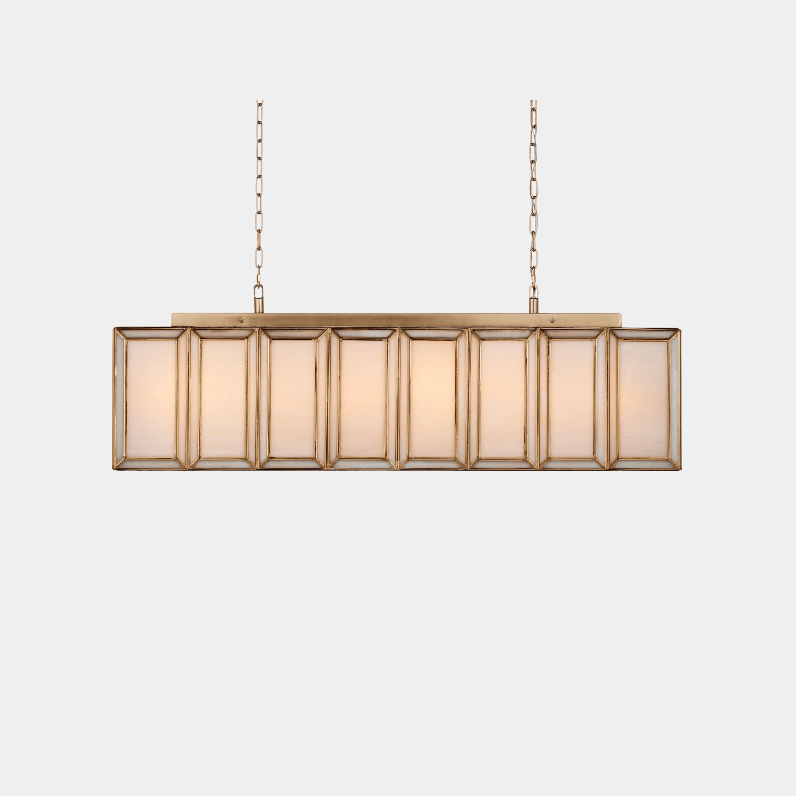 Daze Rectangular Chandelier - Marble Lotus - Modern Daze Rectangular Chandelier | Marble Lotus