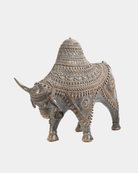 Dhokra Antique Bull Brass Statue - Marble Lotus - Dhokra Antique Bull Brass Statue | Marble Lotus