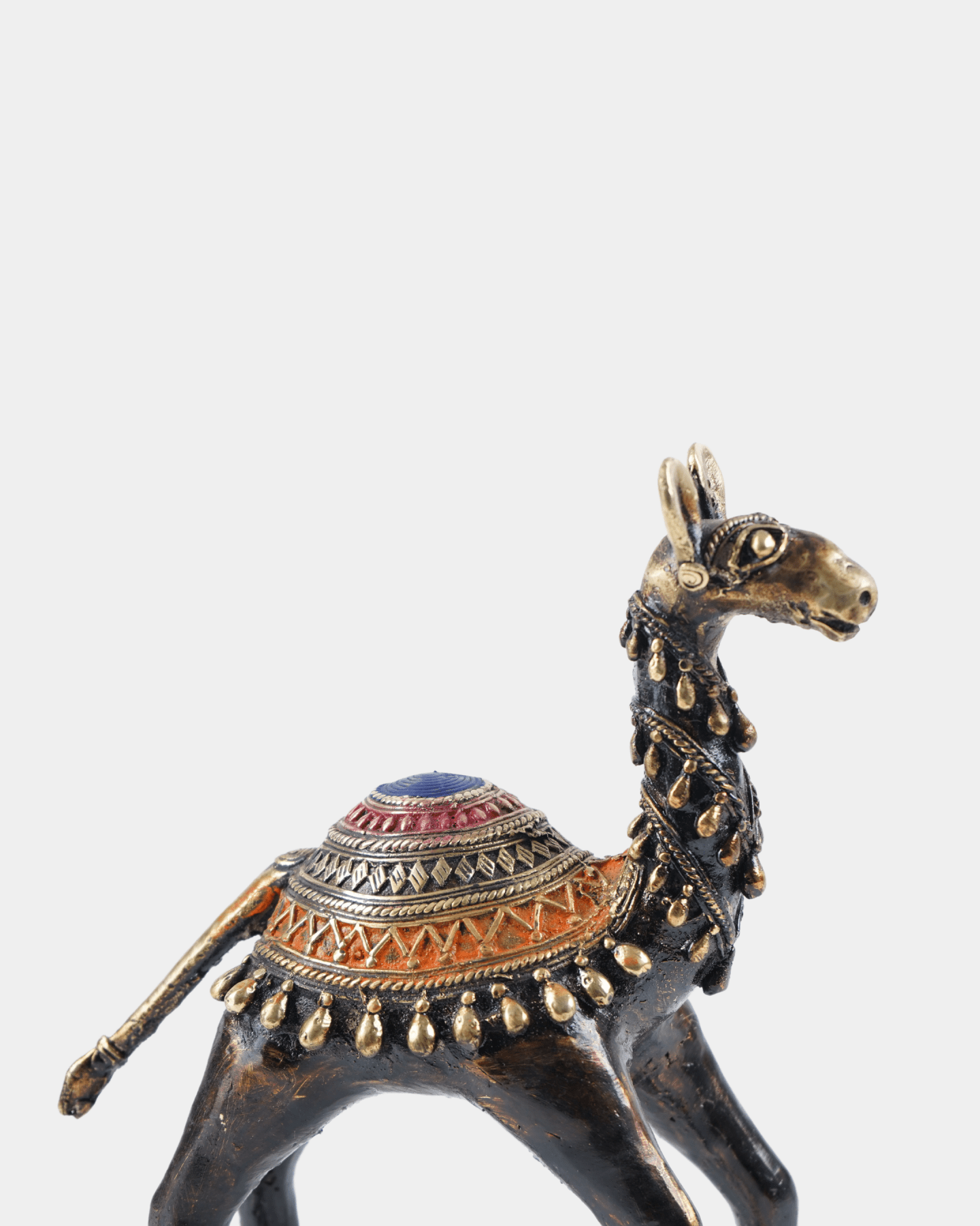 Dhokra Tribal Camel Statue - Marble Lotus - Order Dhokra Tribal Camel Brass Statue | Marble Lotus