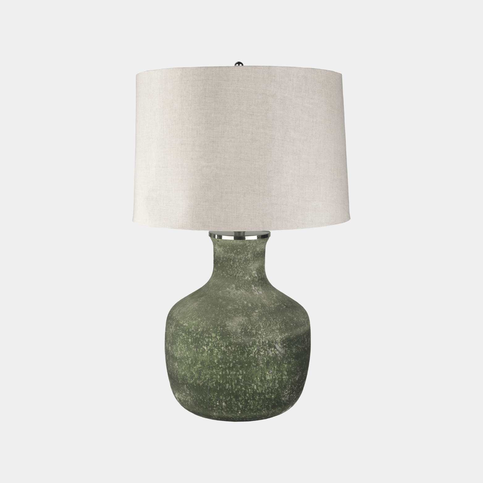 Emerald Green Table Lamp - Marble Lotus - Emerald Green Table Lamp - Elegant Lighting