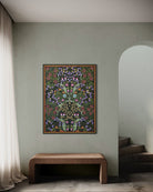 Floral Bouquet - Marble Lotus - Pichwai Painting | Floral Bouquet | Modern Home