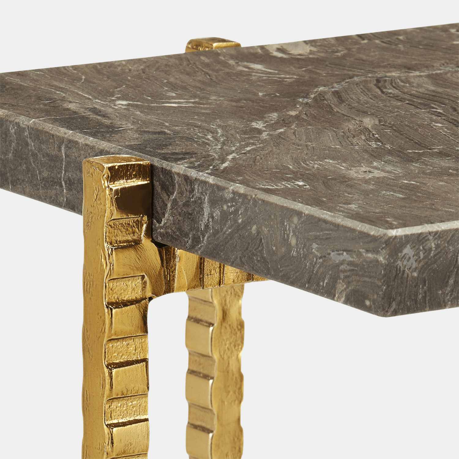 Flying Gold Marble Drinks Table - Marble Lotus - Flying Gold Marble Drinks Table - Luxe Decor | Marble Lotus