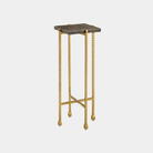 Flying Gold Marble Drinks Table - Marble Lotus - Flying Gold Marble Drinks Table - Luxe Decor