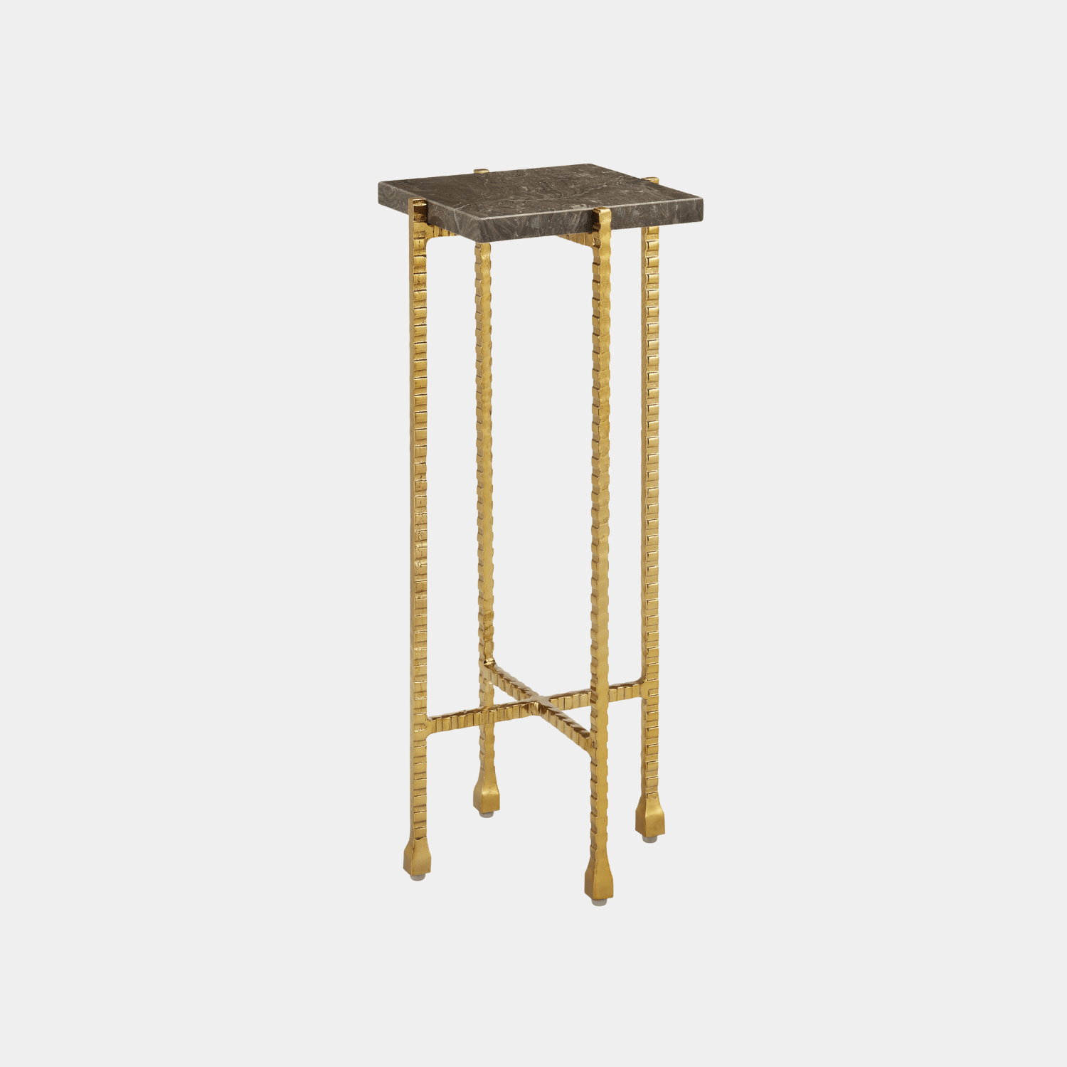 Flying Gold Marble Drinks Table - Marble Lotus - Flying Gold Marble Drinks Table - Luxe Decor