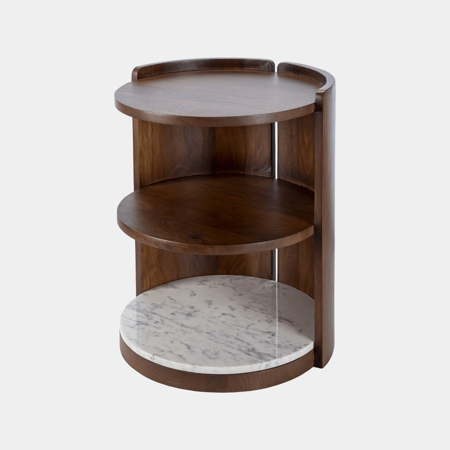 Gerald Luxe Mango Wood Side Table - Marble Lotus - Buy Gerald Luxe Mango Wood Side Table