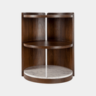 Gerald Luxe Mango Wood Side Table - Marble Lotus - Gerald Luxe Mango Wood Side Table | Marble Lotus