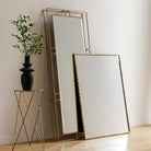 Gold Frame Rectangular Mirror - Marble Lotus - Gold Frame Rectangular Mirror for Chic Home Decor | Marble Lotus