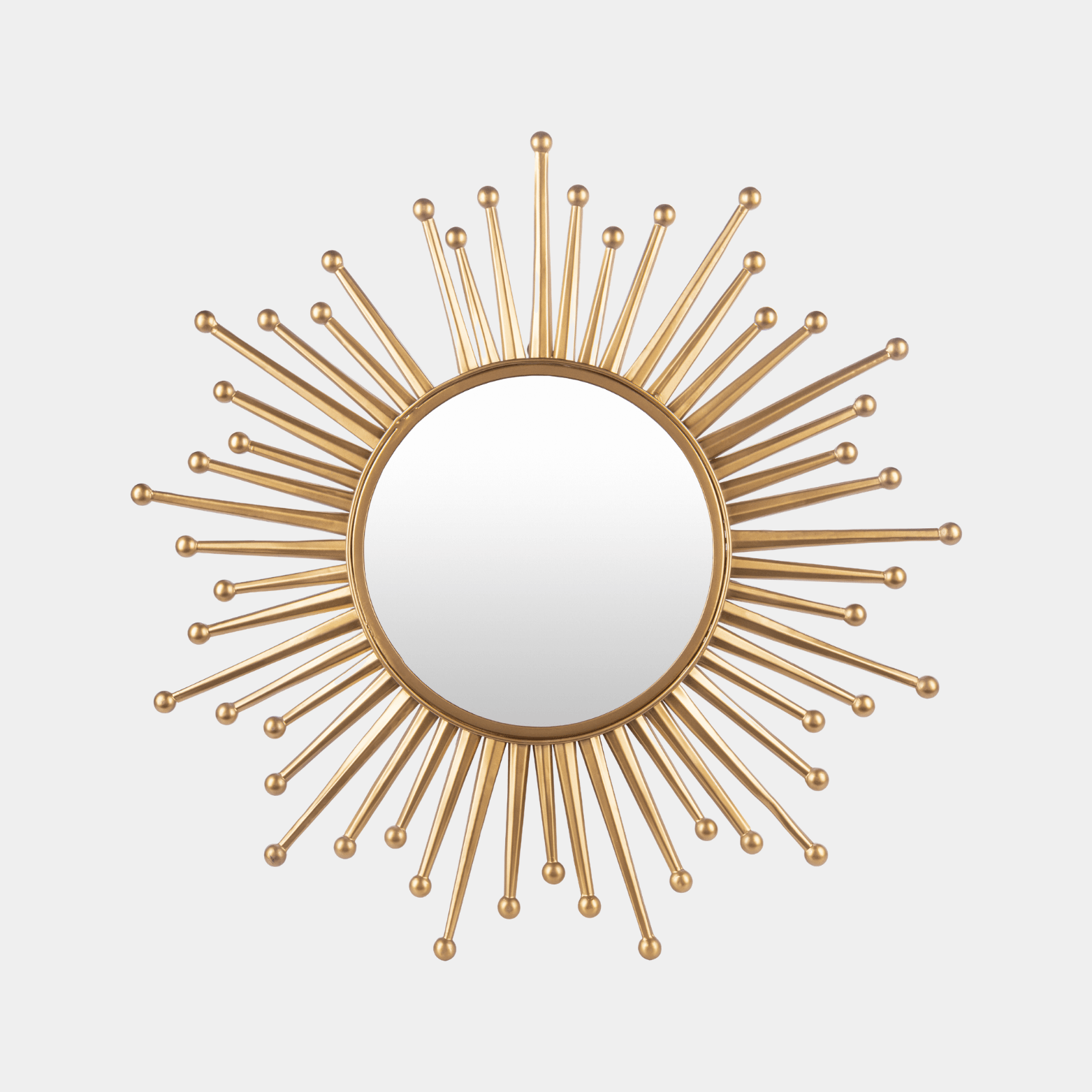 Gold Sunburst Decorative Mirror - Marble Lotus - Gold Sunburst Decorative Mirror