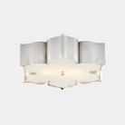 Grand Lotus Silver Flush Mount - Marble Lotus - Buy Grand Lotus Silver Flush Mount | Marble Lotus