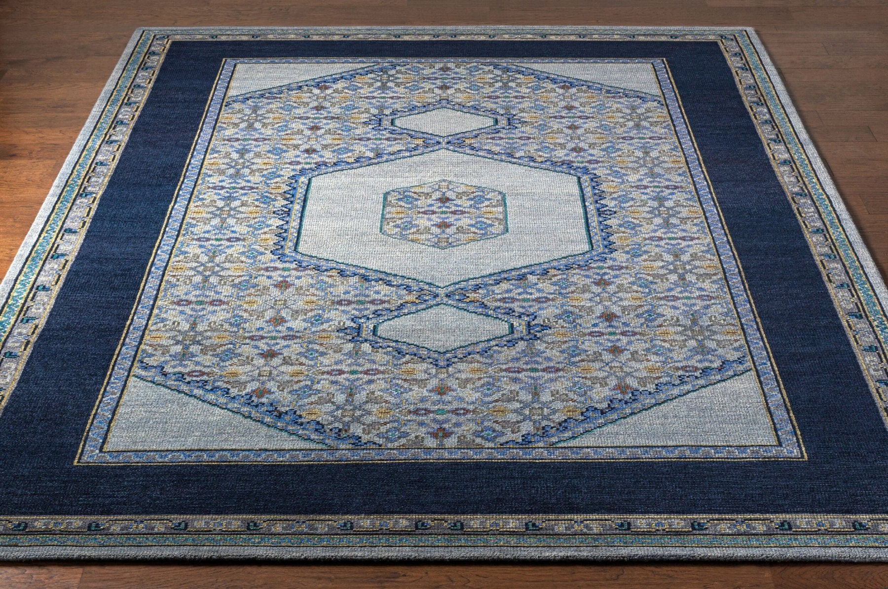 Haven Handmade Rug - Marble Lotus - Haven Handmade Rug