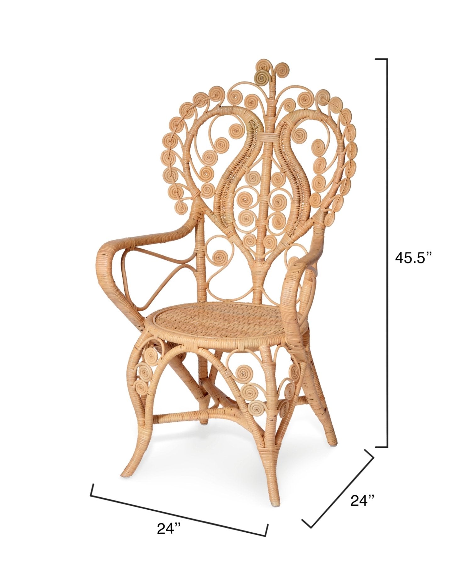 Hibiscus Arm Chair - Marble Lotus - Hibiscus Arm Chair