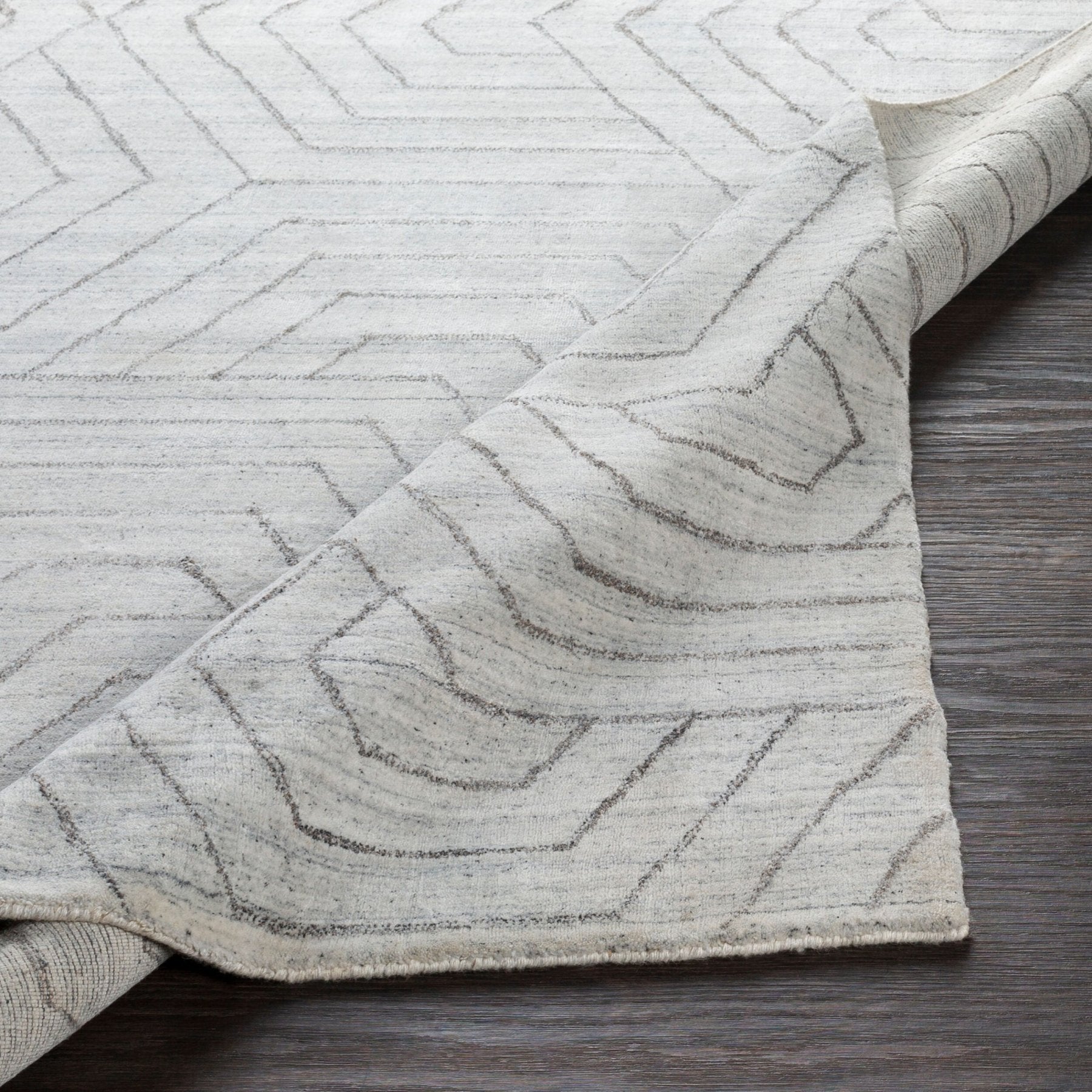 Hightower Handmade Rug - Marble Lotus - Hightower Handmade Rug