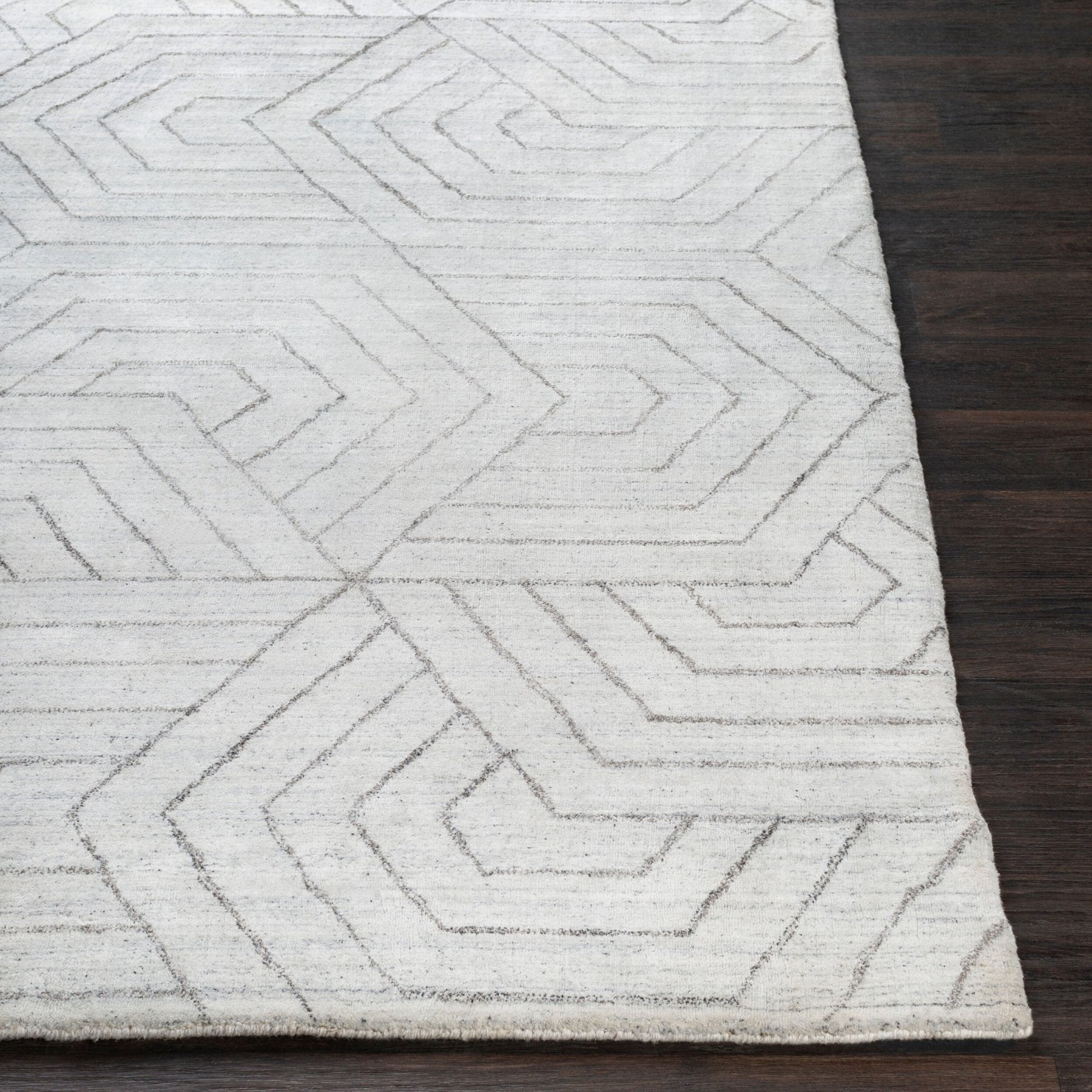 Hightower Handmade Rug - Marble Lotus - Hightower Handmade Rug