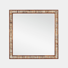 Hyson Large Square Mirror - Marble Lotus - Hyson Large Square Mirror