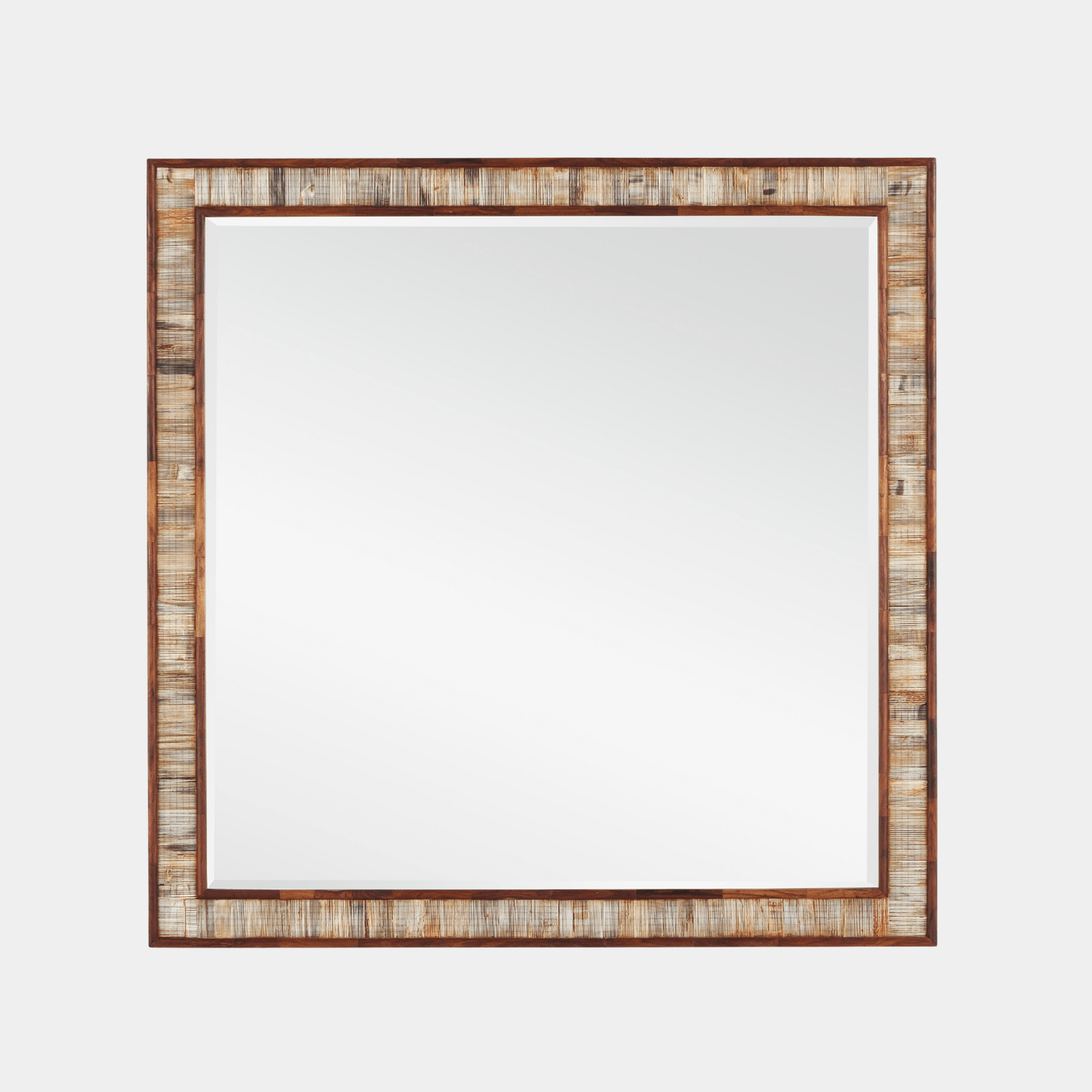 Hyson Large Square Mirror - Marble Lotus - Hyson Large Square Mirror