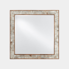 Hyson Medium Square Mirror - Marble Lotus - Hyson Medium Square Mirror