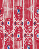 IKAT Raspberry - Marble Lotus - Purchase Ikat Pink Wallpaper