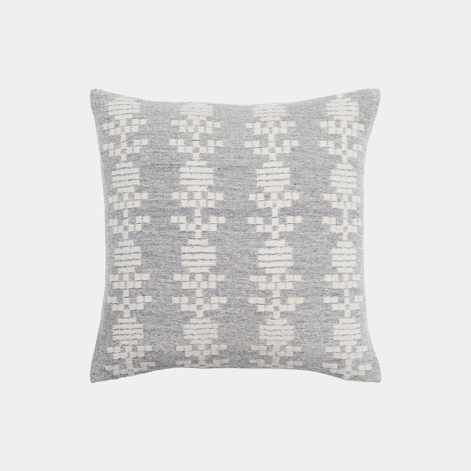 Ivory Blue Geometric Patterned Pillow - Marble Lotus - Ivory Blue Geometric Paterned Pillow. Get it today