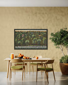 Jungle Scene - Marble Lotus - Shop Pichwai Painting: Jungle Scene