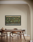 Jungle Scene - Marble Lotus - Purchase Pichwai Painting: Jungle Scene | Marble Lotus