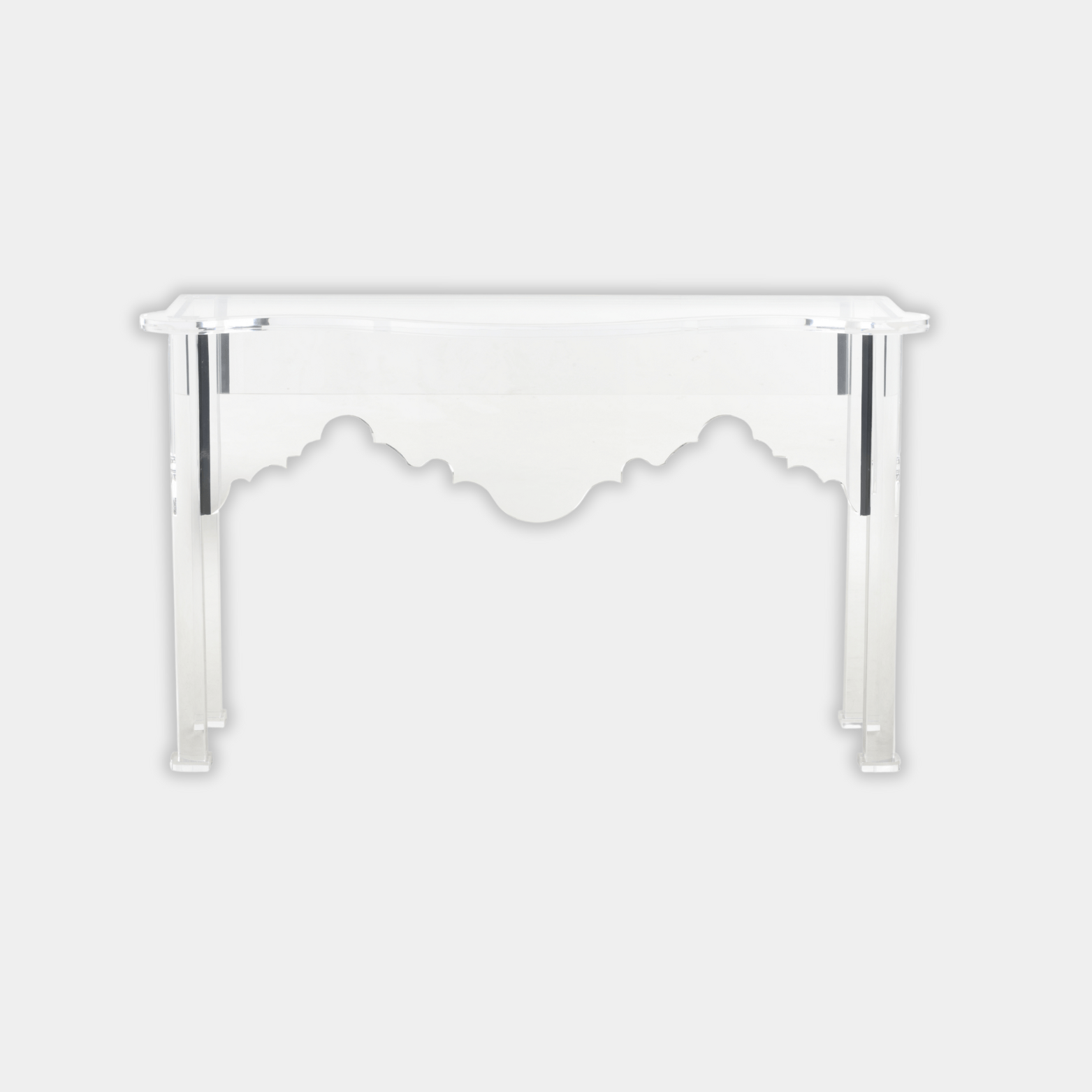 Kensington Console - Acrylic - Marble Lotus - Kensington Console - Acrylic