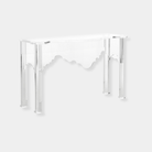 Kensington Console - Acrylic - Marble Lotus - Kensington Console - Acrylic