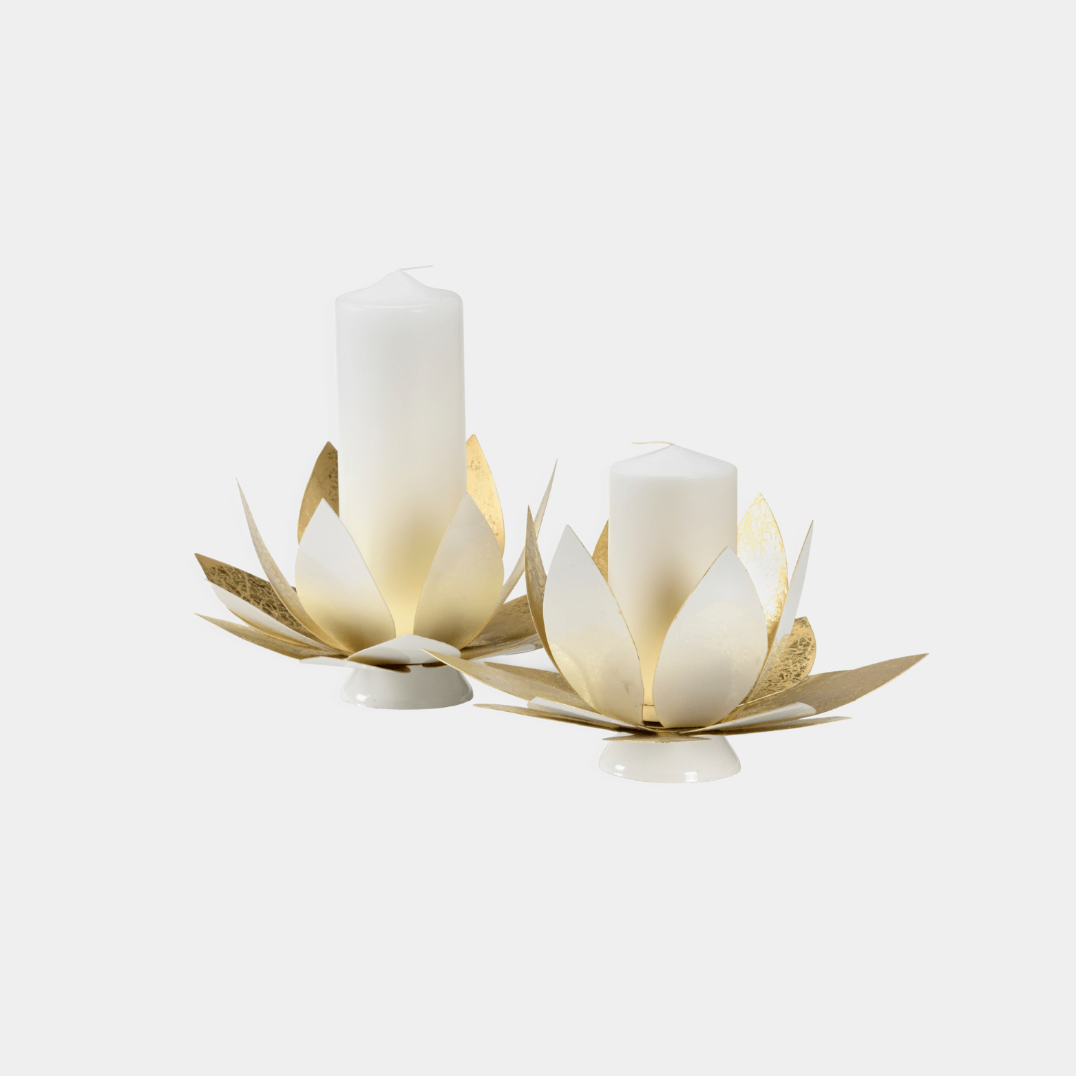 Lotus Candleholders - Marble Lotus - Lotus Candleholders