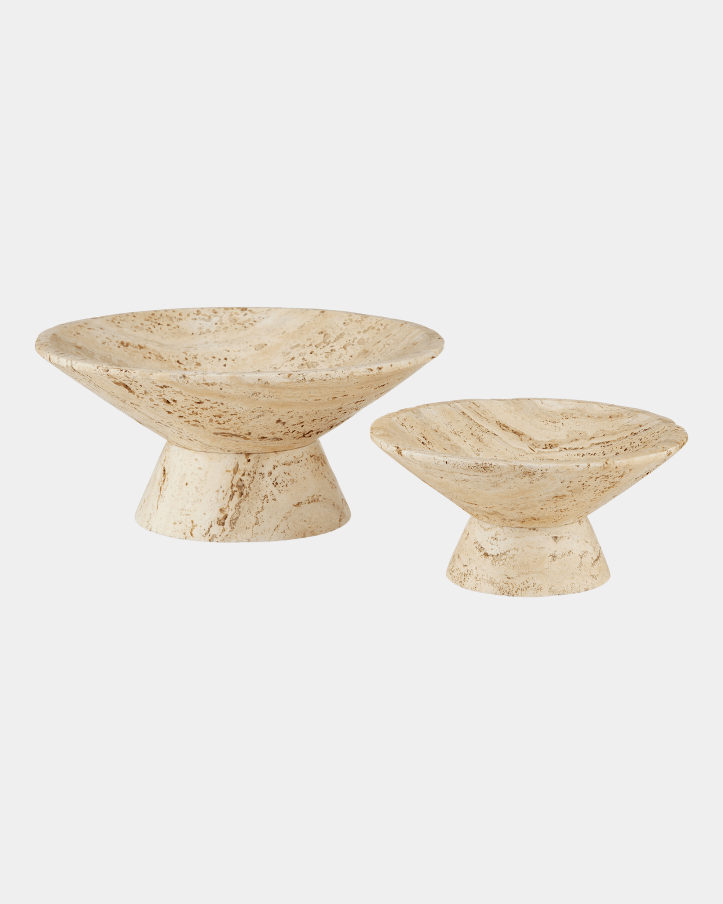 Lubo Travertine Small Bowl - Marble Lotus - Lubo Travertine Small Bowl for Chic Décor | Marble Lotus